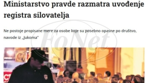 Nov registar silovatelja